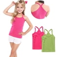 thumbnail image 7 of GERsome 2 Pack Girls Tank Tops Toddler Kids Undershirts Soft Cotton Cami Tank Top Summer Sleeveless Camisole Tops for Girls, Sizes 4-5 Years, 7 of 7