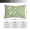 thumbnail image 4 of Disketp Pillow Covers Cute Frog Pattern Throw Pillow Case Cushion Covers,Cushion For Bedroom,Couch,Home-16"X24", 4 of 8
