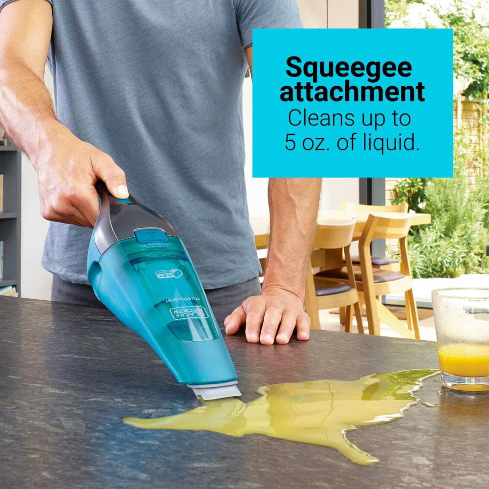 dustbuster; QuickClean; Cordless Wet/Dry Handheld Vacuum, Turquoise
