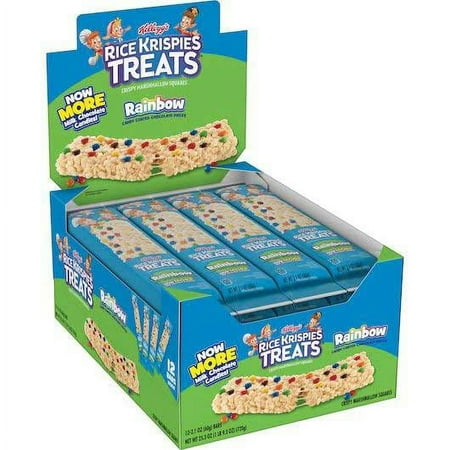 Kellogg's Rice Krispies Treats Squares Rainbow Mega Bar 25.3oz