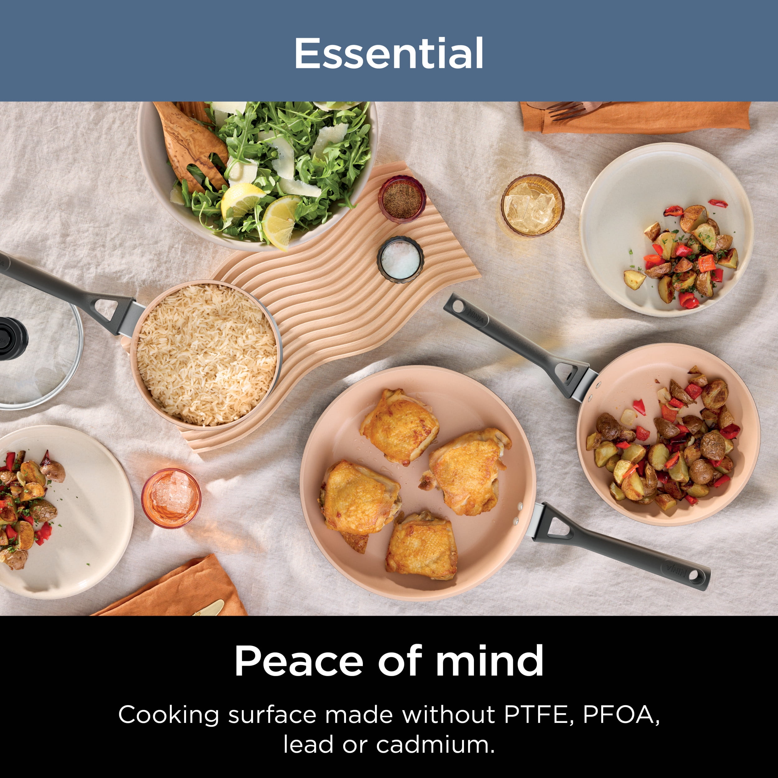 Ninja 10 Piece Non-Stick Ceramic Cookware Set, PTFE Free, Oven Safe to 350°F,Induction Compatible - Shop Black Friday Deals for 2024! - Walmart.com Ninja 10 Piece Non-Stick Ceramic Cookware Set, PTFE Free, Oven Safe to 350°F,Induction Compatible - Shop Black Friday Deals for 2024! - Walmart.com