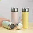 thumbnail image 3 of 200ML Small Portable 304Stainless Steel Travel Drink Water Bottle Mini Thermos Bottle  Thermoses Coffee Vacuum Flasks Cup (Yellow,200ML), 3 of 6