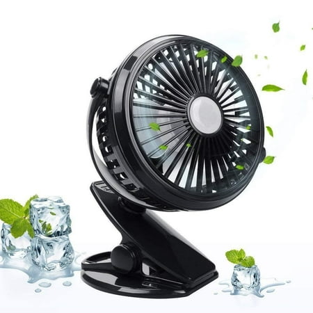 Clip On Fan Usb Or Rech Argeable Battery Operated Fan Small Desk