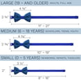thumbnail image 4 of Bow Tie House Hipster Barber Shop Bow Tie Pre-Tied Unisex (Large, Blue Barber), 4 of 6