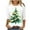 A27-White, variant on yoeyez Women Christmas Shirts Christmas Printed Funny Tshirts Xmas Holiday Tops Trendy Cute 3/4 Length Sleeve Round Neck Blouses