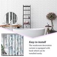 thumbnail image 1 of Langgg Salle de Bain Douche Rideau Imperméable Polyester Style Moderne Bain Impression Rideaux Décoration Drape Ménage Toilettes Type 2, 1 of 9