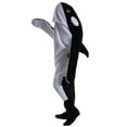thumbnail image 5 of Wearable Whale Blanket Onesie for Adult Hoodie Super Soft Comfortable Whale Costume Animals Sleeping Bag, 5 of 6