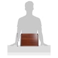 thumbnail image 2 of Wooden Mallet 1 Pocket Privacy File Holder in Mahogany, 2 of 3