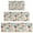 Pioneer Flower Floral-2, variant on Pioneer Flower Floral Print Pattern Kitchen Rugs Sets Of 3,Kitchen Runner Rugs Non Skid Washable,Decorative Kitchen Floor Mats for Kitchen,Sink,Laundry,17"x30"+ 17"x47" + 17"x59"