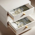 thumbnail image 4 of S4Sassy Removable Nature-inspired Waterproof Wall Wrap, Textured Finish Wallcover, Abstract Lily Mosaic Contact Paper for Walls,Dresser, Self Adhesive Vinyl Wallpaper Roll- Beige (25"x120"), 4 of 9