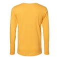 thumbnail image 2 of Bella Canvas Unisex Heather CVC Long Sleeve Tee - Yellow Gold 3XL, 2 of 4