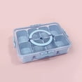 thumbnail image 5 of Cook With Color Sparkle Snack Box Food Storage Container - Blue, 5 of 5