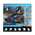 thumbnail image 3 of Audífonos Jzaq A18 Edr Con Bluetooth Para Casco De Motocicleta Lab.G Negro, 3 of 5