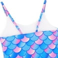 thumbnail image 6 of MXIEZI Big & Little Girls Hawaiian Swimsuits Kids Printing Soft Quick Drying UV Bathing Suit Toddler Ruffle One Piece Swimwear, 6 of 8