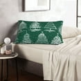 thumbnail image 6 of Pofeuu Christmas Trees Print Polyester Microfiber Plush Pillowcases, Super Soft and Cozy Pillow Case Covers with Envelop Closure（Pillow core not included）-20"x30", 6 of 6