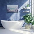 thumbnail image 3 of JANS.NO1 Purple Wall Art Prints Coastal Wall Decor Lavender Flower Artwork for Bedroom Blue Bathroom Picture Small Painting for Dining Room, 3 of 6