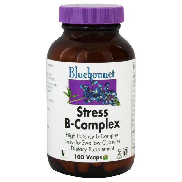 Bluebonnet Nutrition - Stress B Complexe Haute Puissance - 100 Gélules Végétariennes