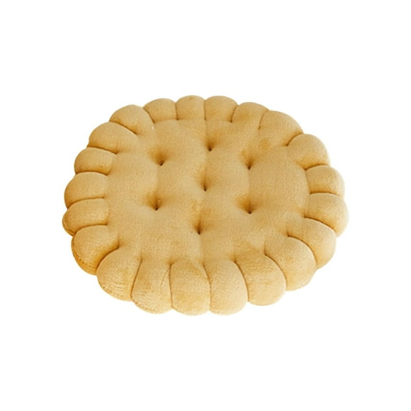 Cojín con forma de galleta Perfecl Amarillo 40 cm