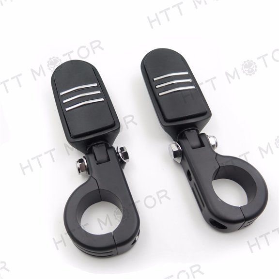 1.5" Flame FootPegs P-Clamp mounting Bracket For YAMAHA Roadstar KAWASAKI VULCAN
