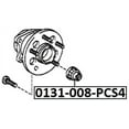 thumbnail image 2 of Febest NUT PCS4 # 0131-008-PCS4 OEM 90177-22001, 2 of 2