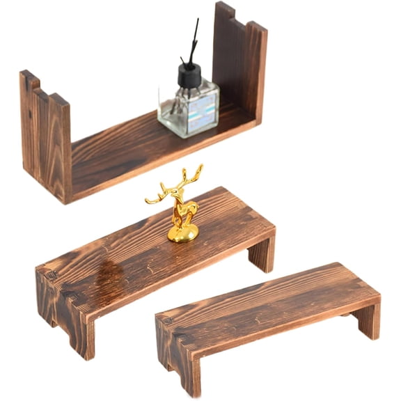 wooden display stand, cake stand tiered, dessert riser, cupcake stand, perfume display, jewelry organizer, food display, rustic wedding decor, retail display stands, 3 piece set(XX)