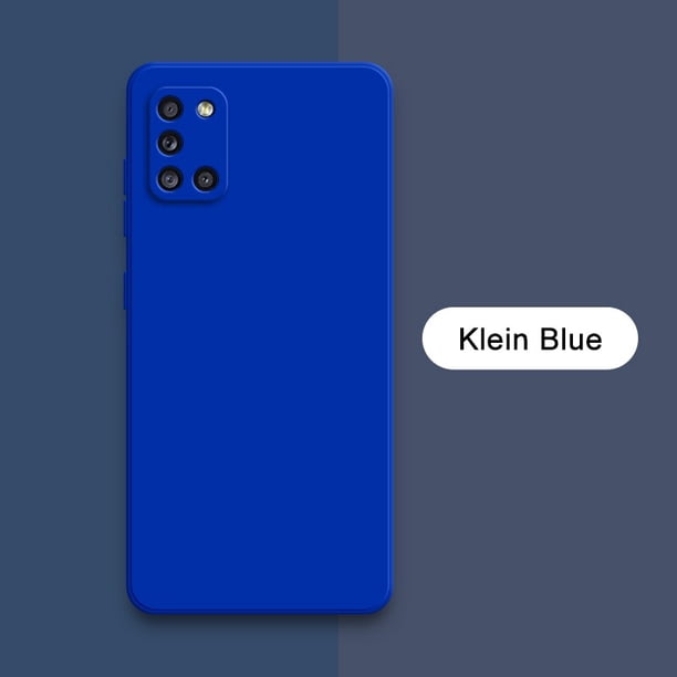 Funda de teléfono móvil líquida cuadrada de lujo para Samsung Galaxy A21S A31 A41 A51 A71, funda protectora de silicona suave 360 a prueba de golpes xuanjing unisex