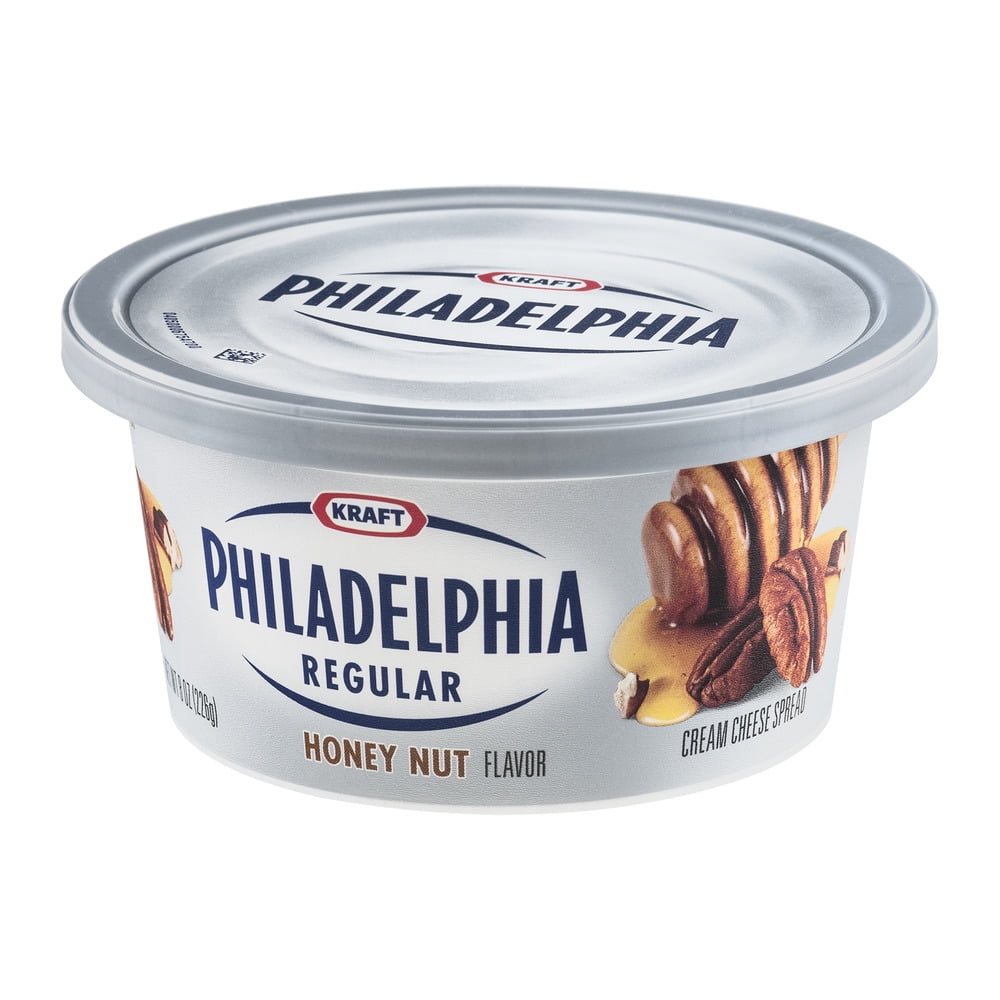 Kraft Philadelphia Honey Nut Cream Cheese Spread, 8 Oz.