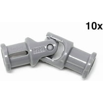 LEGO Technic - 10 x small universal joint in new light grey, 3 studs long