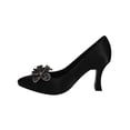 thumbnail image 3 of ZAPATILLA VESTIR LEON MUJER NEGRO SATIN 494936 LEON  494936p, 3 of 4