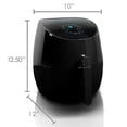 thumbnail image 2 of MegaChef MCAI-320 Airfryer And Multicooker With 7 Pre-Programmed Settings in Sleek Black, 3.5 quart - Black, 2 of 5