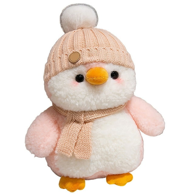 Duck Stuffed Plush Toys, Cute Duck Throw Pillow Duck Animal Plushies, Ideal Christmas Birthday Valentines Soft Stuffed Toy Gifts for Kids and Adults