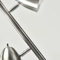 thumbnail image 6 of Brightech Jacob 64" Modern 3-Light LED Floor Lamp with Metal Cone Shades and 3 Adjustable Heads - Brushed Nickel, 6 of 9