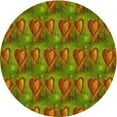 thumbnail image 1 of Ahgly Company Machine Washable Indoor Square Transitional Pistachio Green Area Rugs, 3' Square, 1 of 7