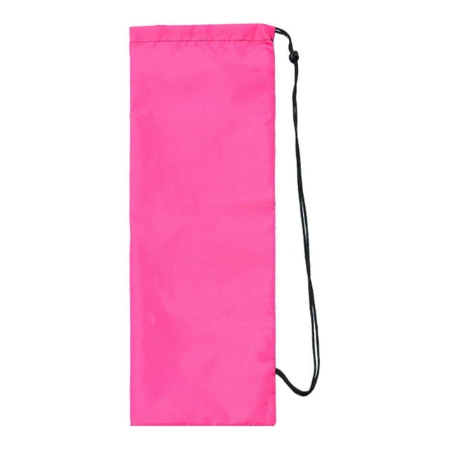 Almencla Badminton Racquet Cover Bag Dustproof Gym Player Tennis Racket Storage Pouch Rose Red 78x23cm