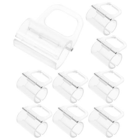 

10 Pcs Roller Blind Handle Shades Curtain Rods for Windows Curtains Sun Blinds Pull