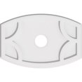 thumbnail image 1 of Ekena Millwork CMP20X13KY-03000 3 in. ID x 10.75 in. Rectangle Kailey Architectural Grade PVC Contemporain Médaillon de Plafond, 1 of 11