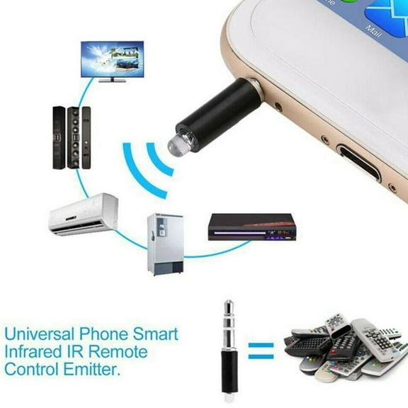 Universal 35Mm Wireless Infrared Transmitter Remote For Phone IR Control Z49C