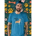 thumbnail image 2 of Big Dog Lover Corgi T-Shirt Men -Image by Shutterstock, Male Large, 2 of 4