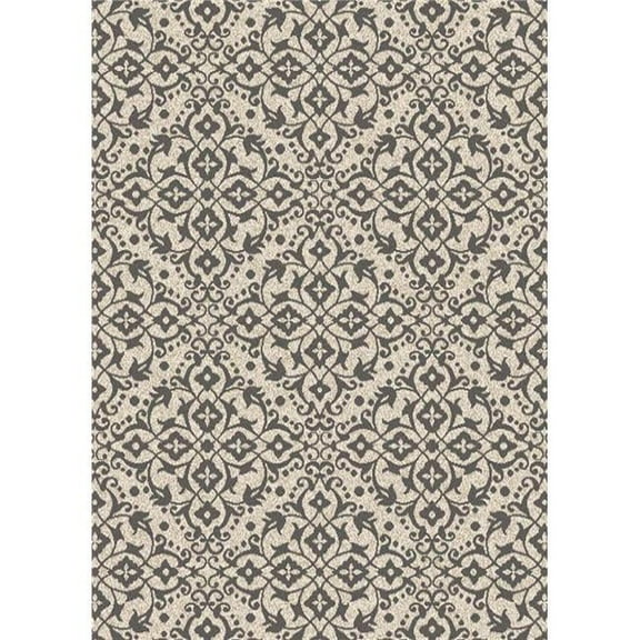 5 ft. 3 in. x 7 ft. 3 in. Augusta Dominion Ivy-Area Rug, Grey