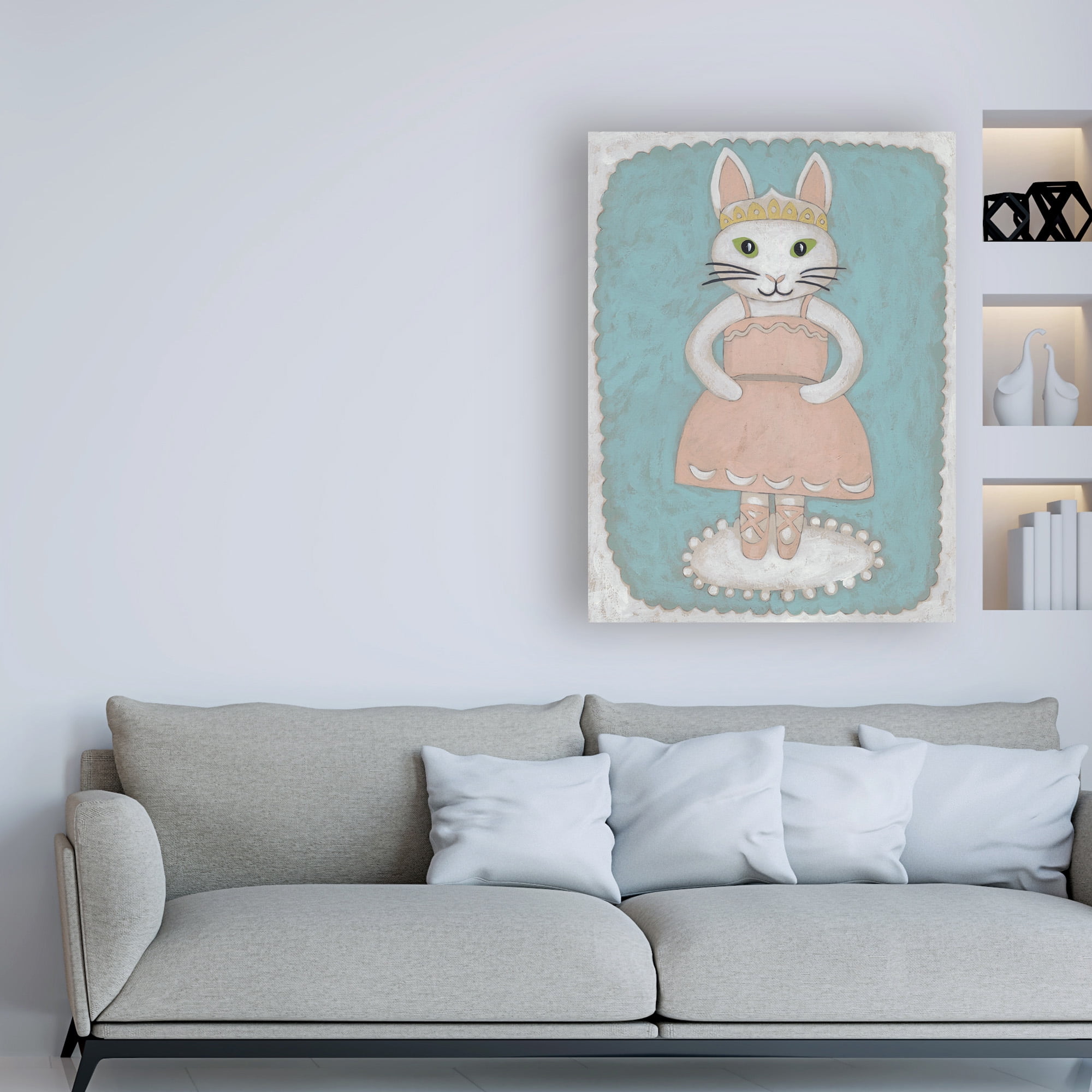 Trademark Fine Art 'Ballerina Animal II' Canvas Art by Chariklia Zarris
