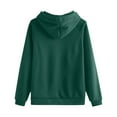 thumbnail image 4 of Delayuji Fashion A simple, casual, fashionable and versatile hooded sweatshirt for women in solid colors, 4 of 4