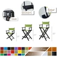 thumbnail image 5 of Casual Home 220-01/021-27 Director Chair 24"" - Counter Height Whiteframe/Turquoise Canvas, 5 of 5