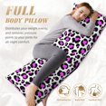 thumbnail image 4 of Body Pillow Cover - Soft Body Pillow Pillowcase, leopard print pink cute stylish Breathable Long Body Pillow Case Cover with Invisible Zipper 20x60in, 4 of 5