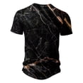 thumbnail image 4 of IROINNID Big and Tall T Shirts for Men, Lightweight Thin Basic Lapel V-Neck Botton Casual Printed Summer Blouses for Men, 4 of 5
