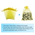 thumbnail image 3 of 50pcs Organza Bags 4x6 Inch Drawstring Favor Pouches Sheer Mesh Bag for Gift Jewelry Wedding Party Yellow, 3 of 6