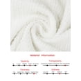 thumbnail image 7 of DARING DIVA Women's Long Sleeve Open Front Casual Knit Jacket S White, 7 of 7