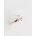 thumbnail image 4 of solitaire jewels 3.75CT Oval Moissanite Solitaire Engagement Ring For Women, 14K Rose Gold, 4 of 5