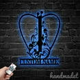 thumbnail image 2 of Handmadetneonsign Guitar Pick Metal Wall Art Light, Guitar Pick Metal Sign Wall Decor, Instrument Metal Decor 59466, 2 of 5