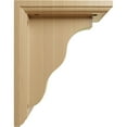 thumbnail image 3 of Ekena Millwork 3 1/2"W x 7"D x 9"H Hamilton Traditional Bracket, Cherry (4-Pack), 3 of 4