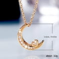 thumbnail image 4 of Clavícula Cadena) Temperamento del Viento (Incluyendo Collar Collares En Forma De Luna Colgantes, 4 of 6